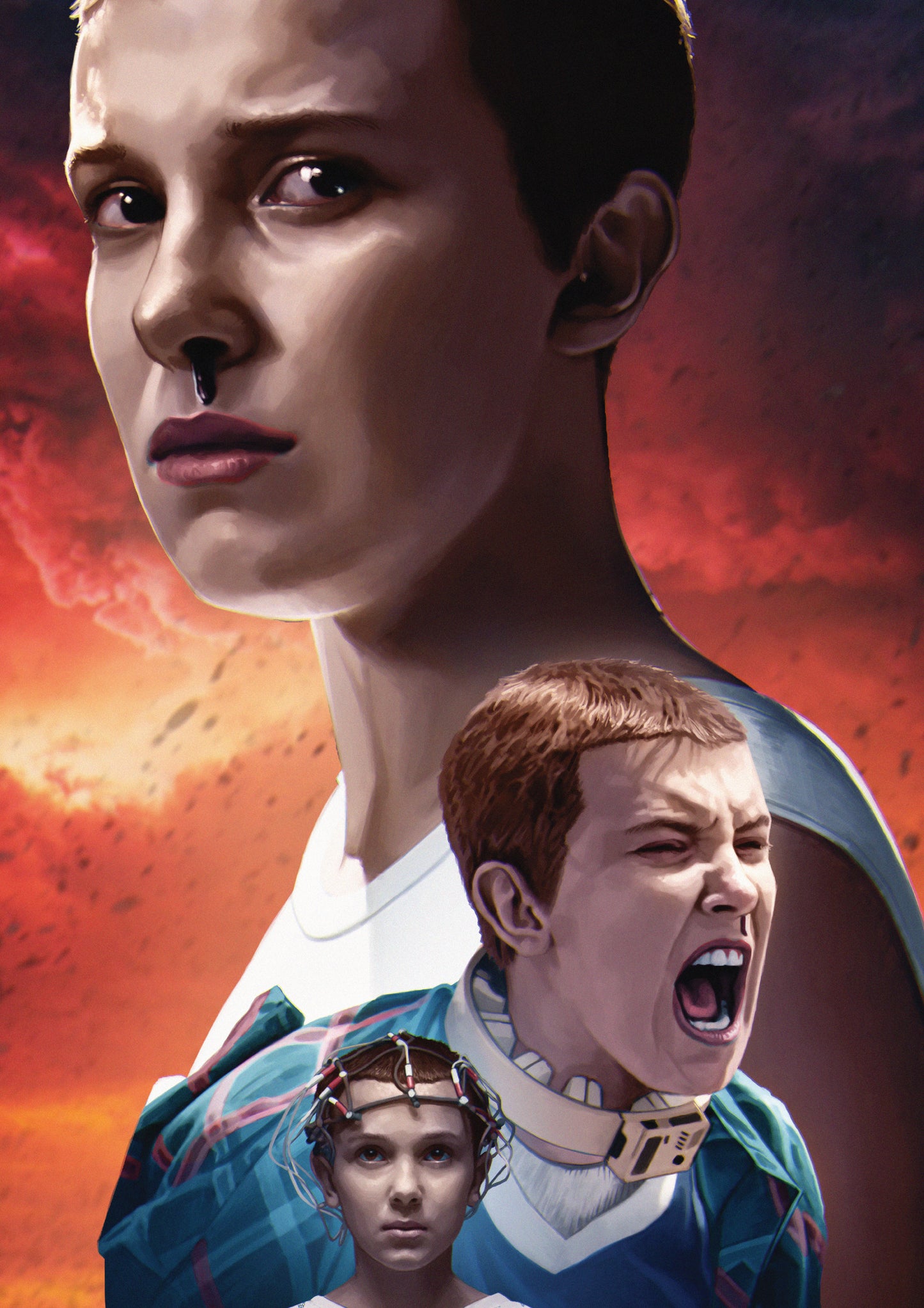 Stranger Things - Eleven Art print