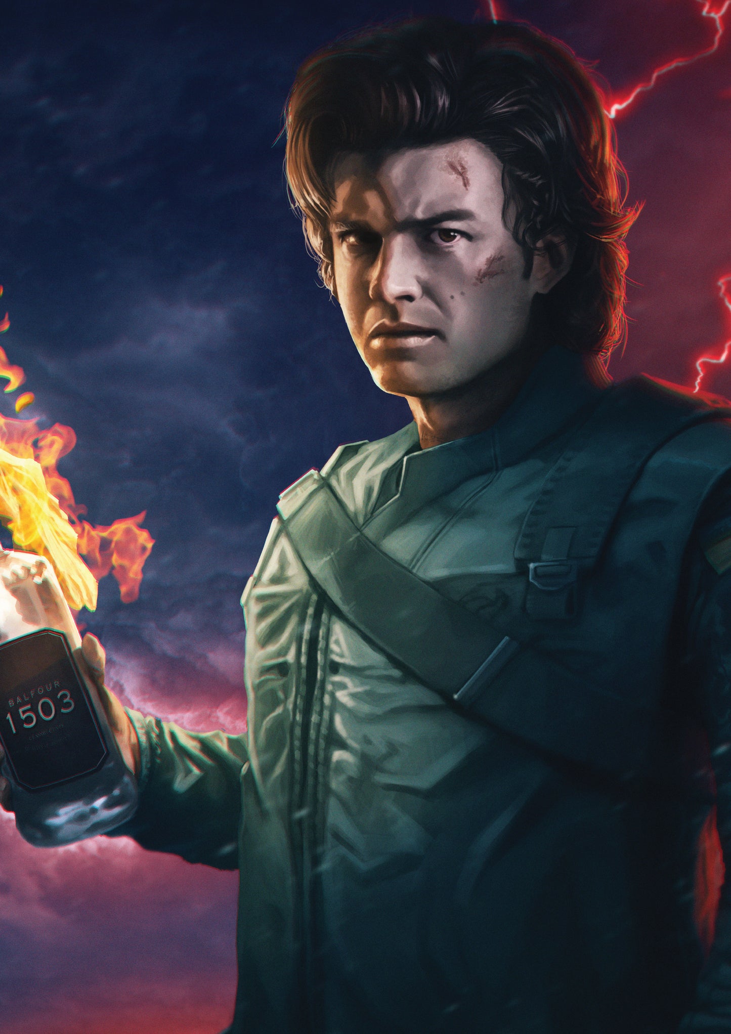 Stranger Things - Steve Art print