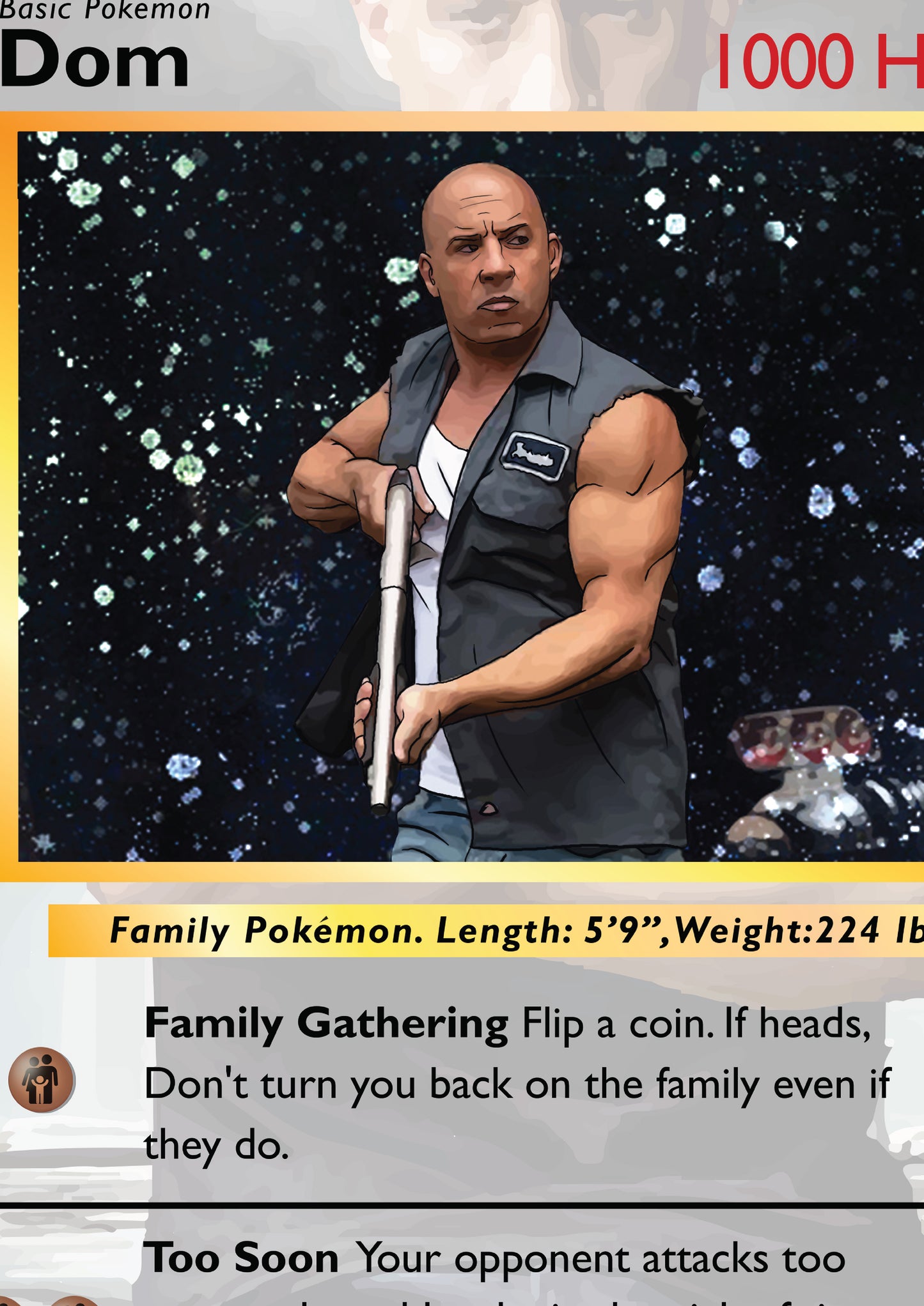 Pokemon Meme Card - Dom Art Print