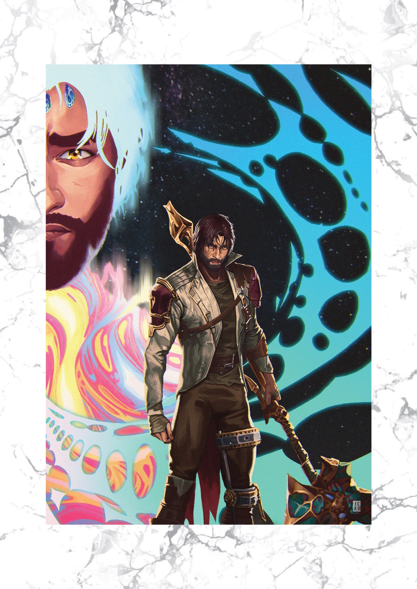 Arcane - Jayce Premium Foil Art Print