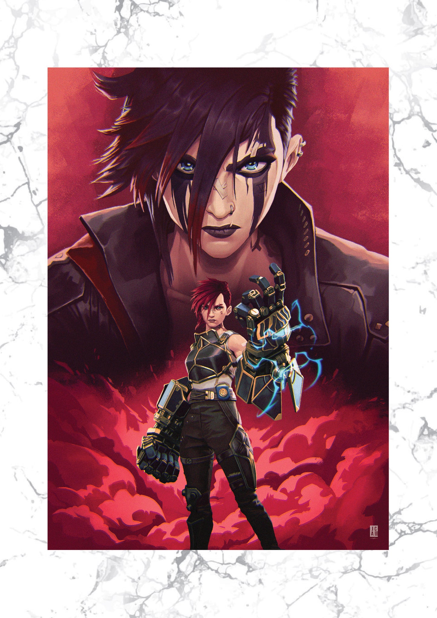 Arcane - Vi Premium Foil Art Print