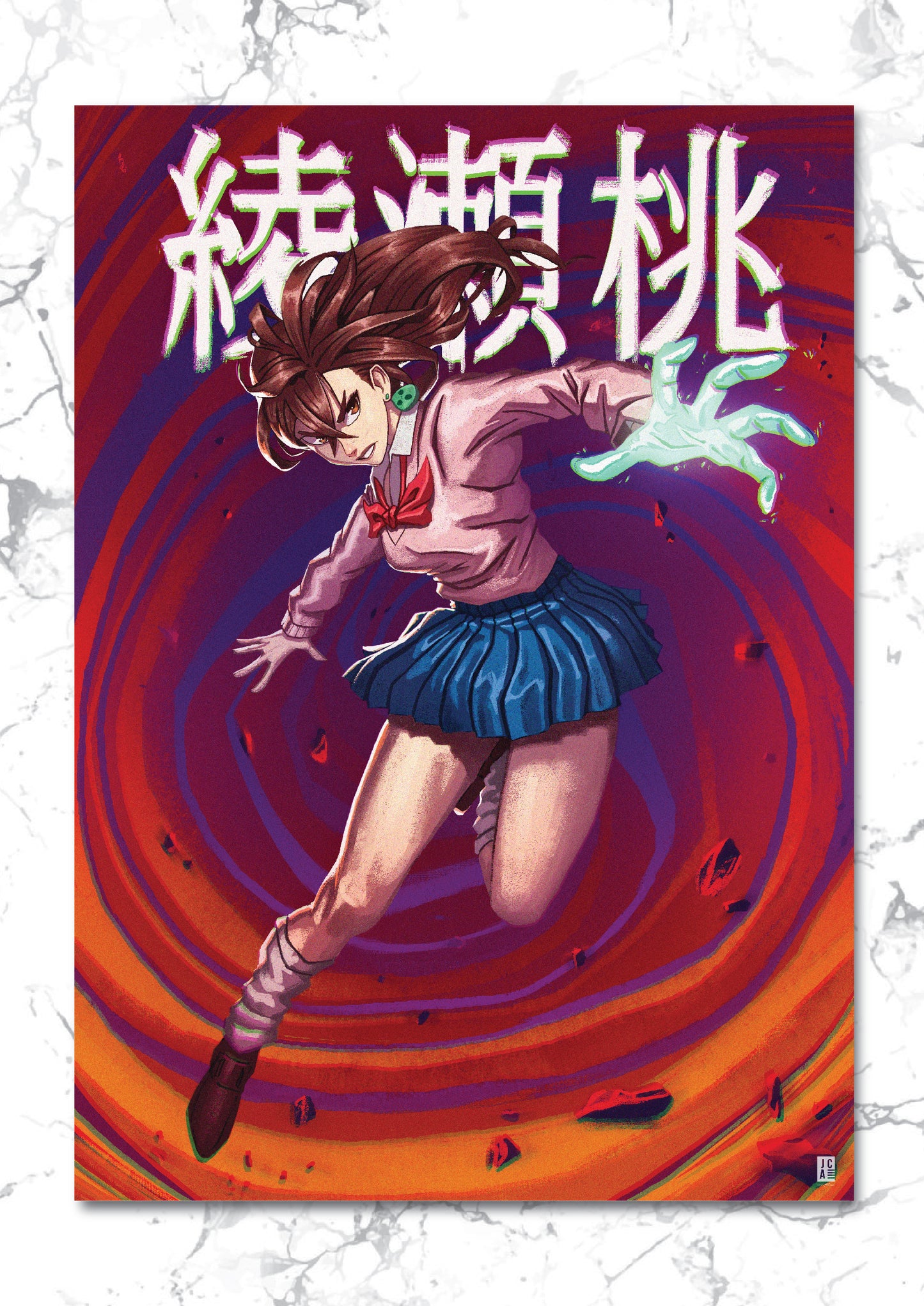 Dandadan - Momo Premium Foil Art Print