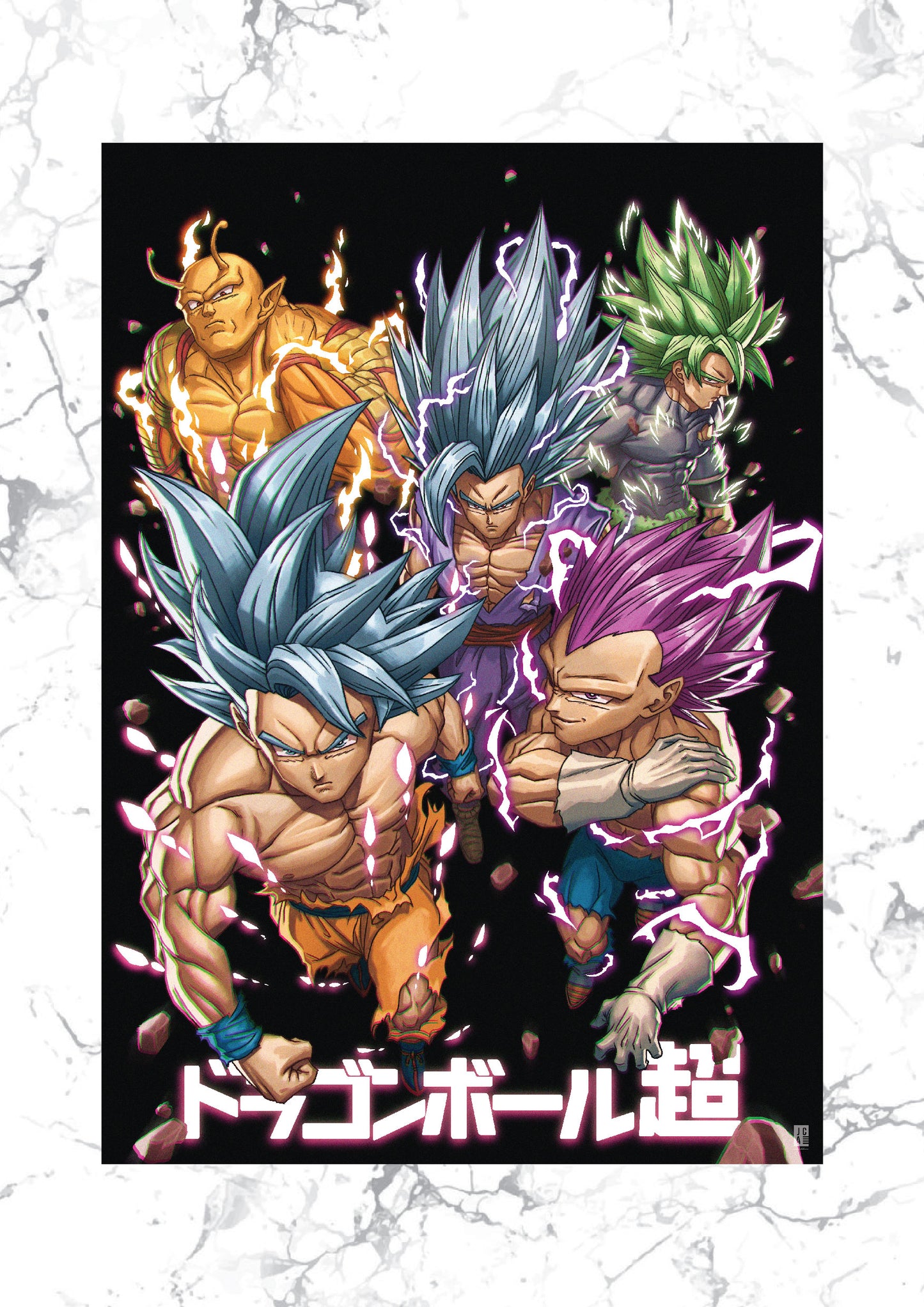 Dragon Ball Max Power Premium Foil Art Print
