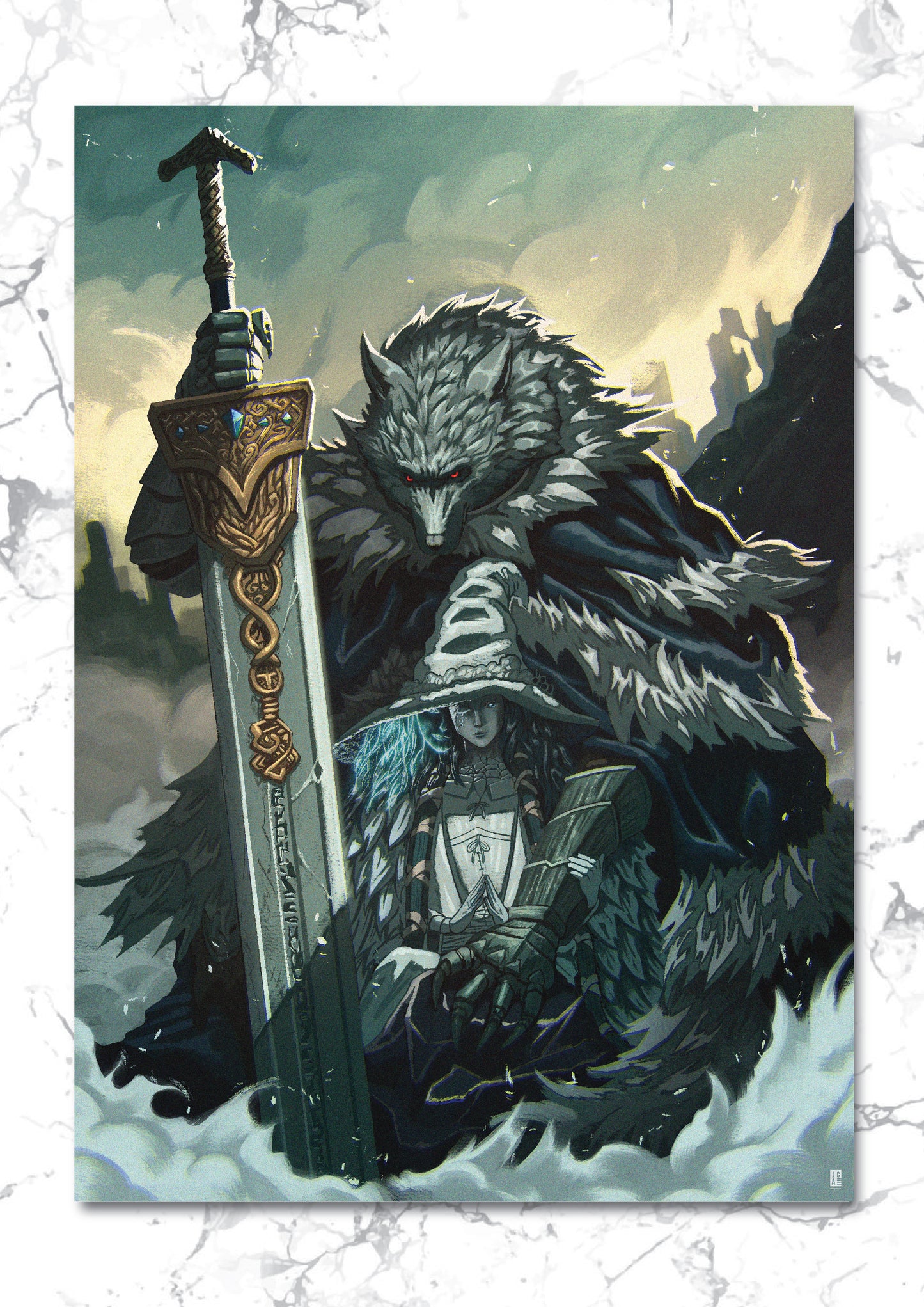 Elden Ring - Blaid and Rani Art Print