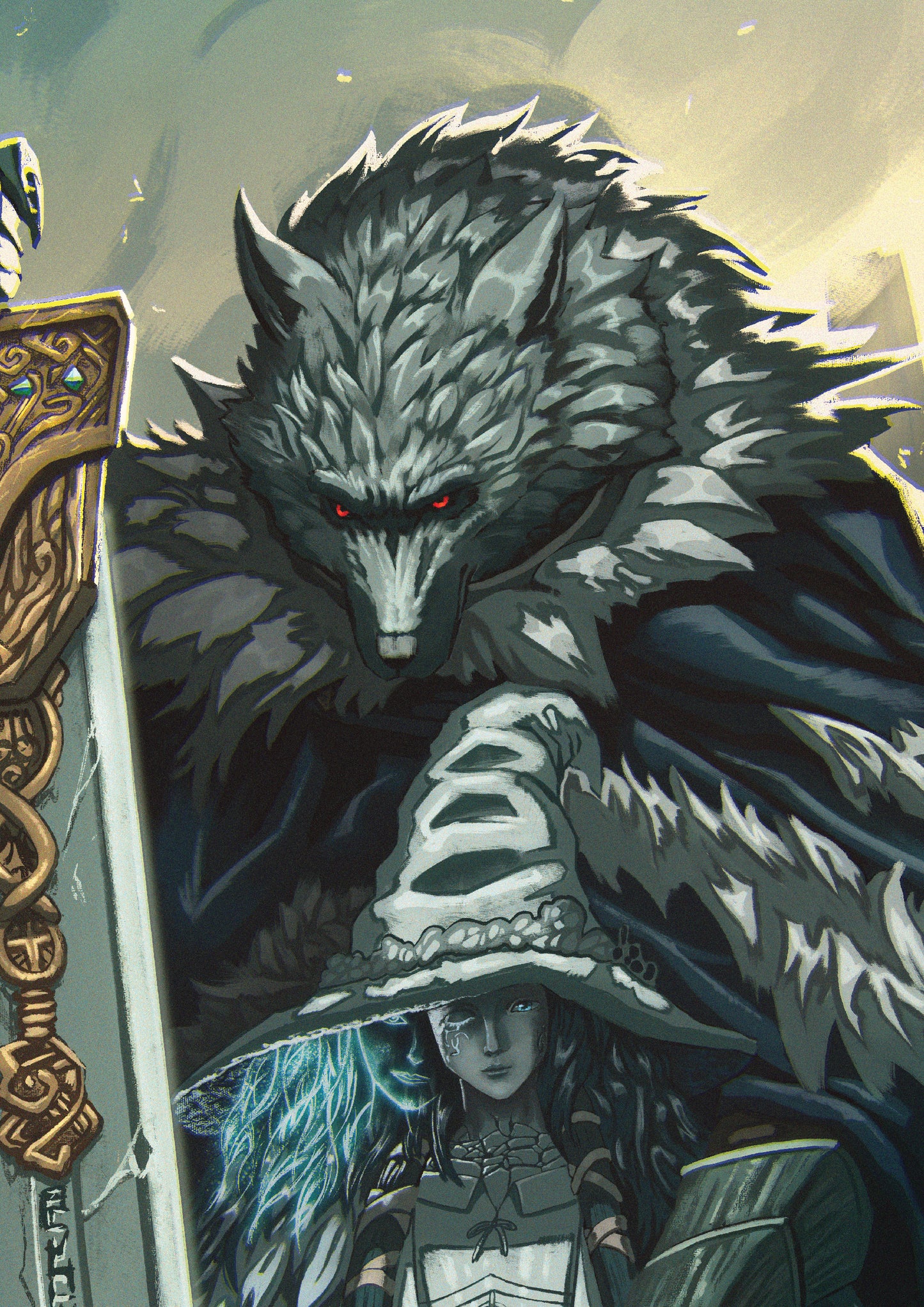 Elden Ring - Blaid and Rani Art Print