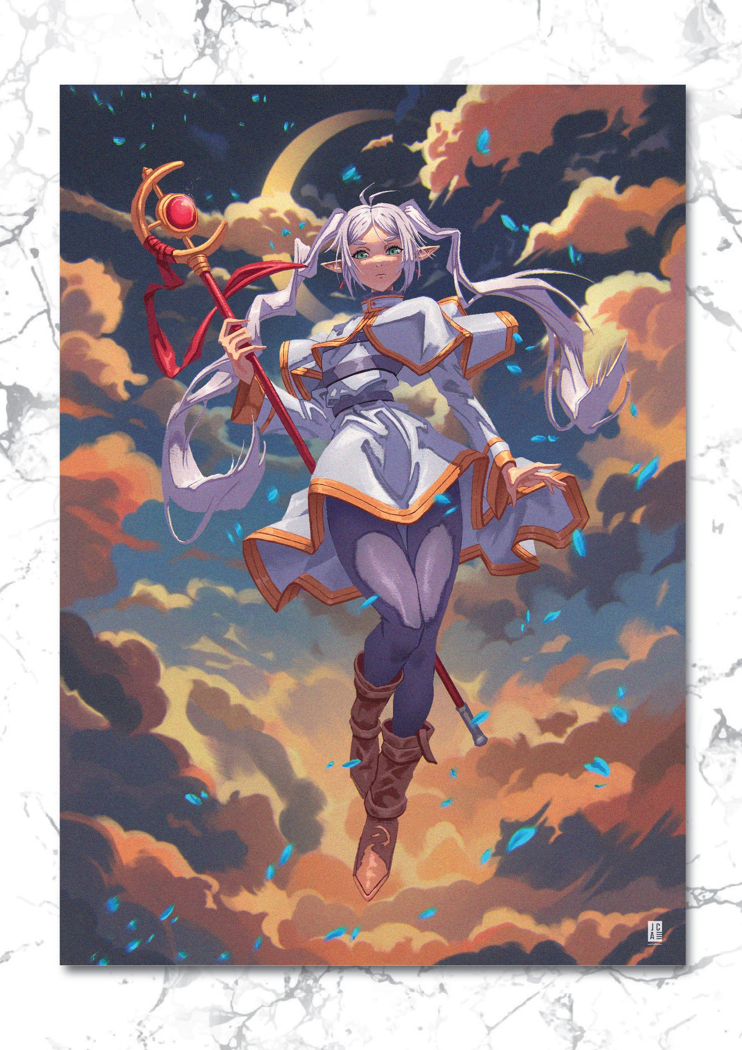 Frieren Art Premium Foil Art Print