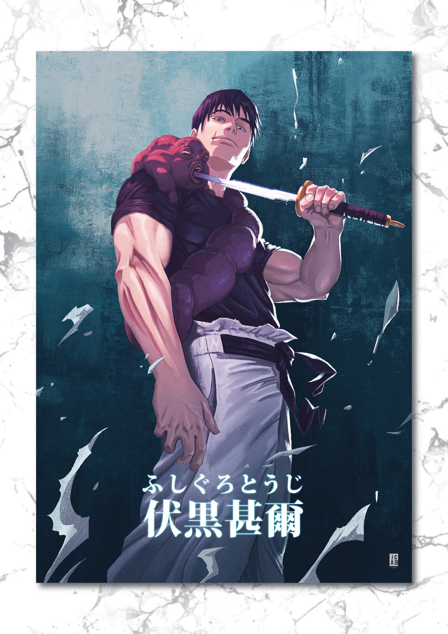 Jujutsu Kaisen - Toji Premium Foil Art Print