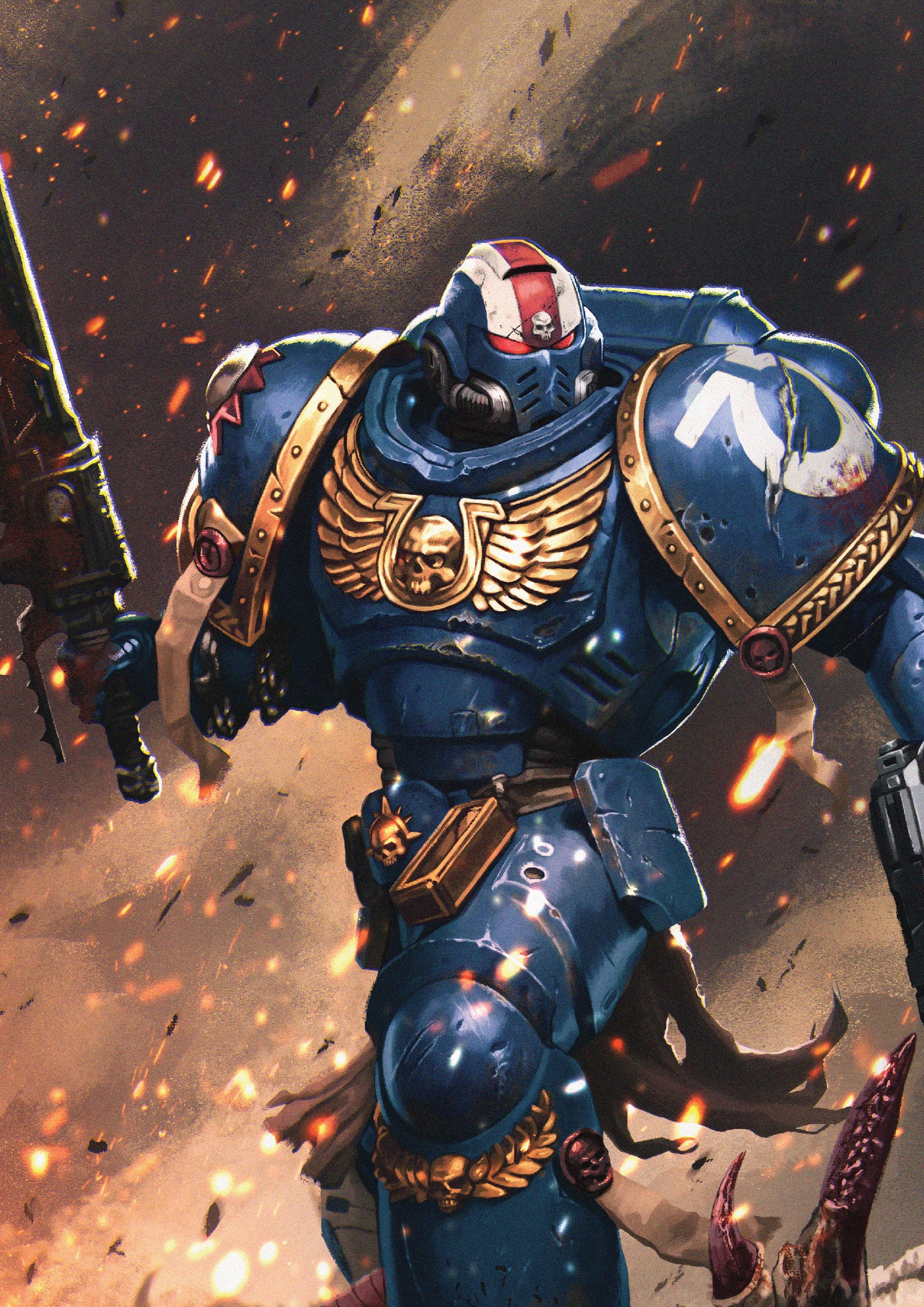 Space Marines 2 - Titus Art print