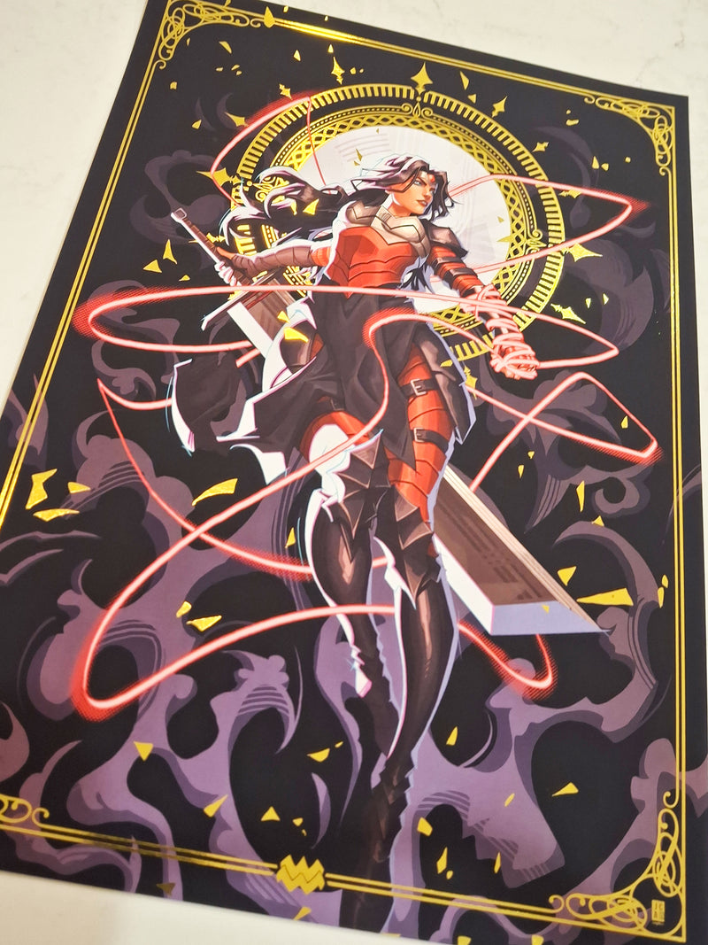 Absolute Wonderwoman Premium Foil Art Print