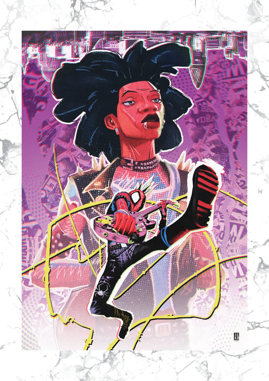 Across the Spiderverse - Hobie Brown Art Print