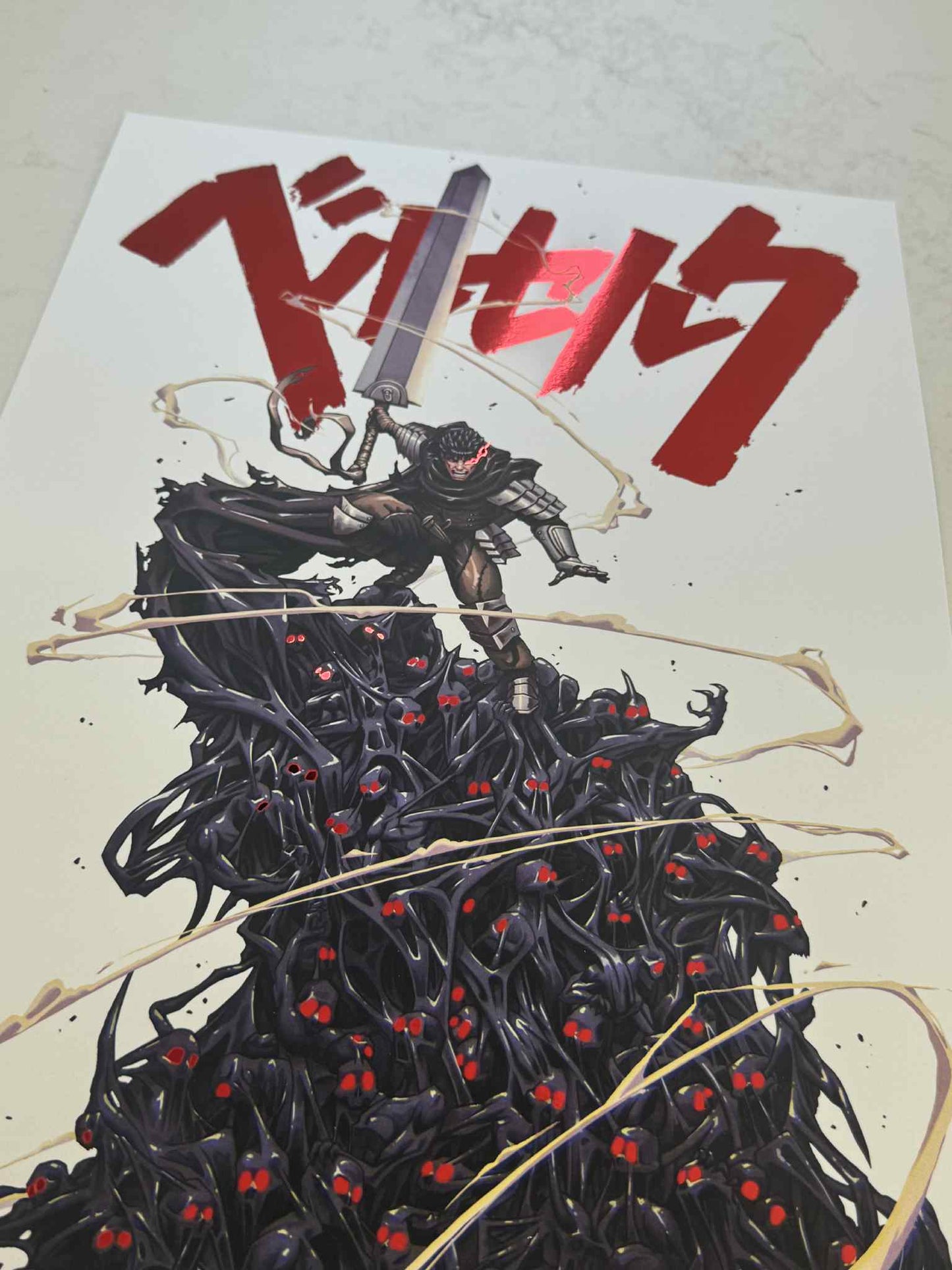 Berserk God Hand Premium Foil Art Print