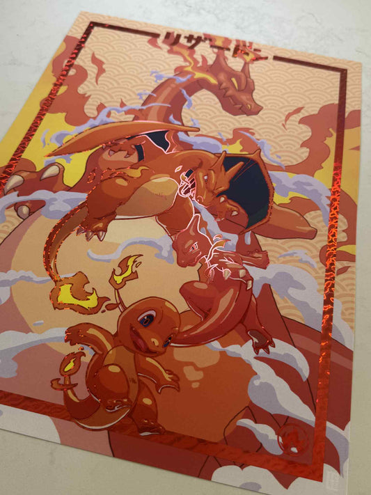 Fire starters Premium Foil Art Print