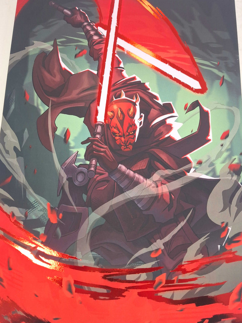 Darth Maul Premium Foil Art Print