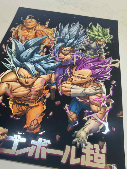 Dragon Ball Max Power Premium Foil Art Print