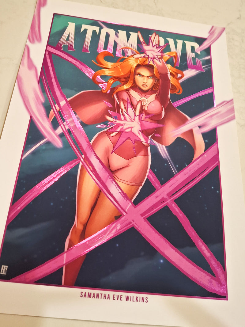 Invincible - Atom Eve Premium Foil Art Print