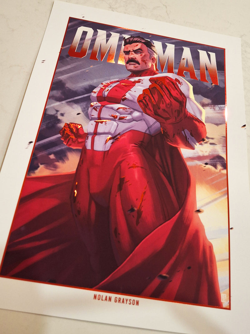Invincible - Omniman Premium Foil Art Print