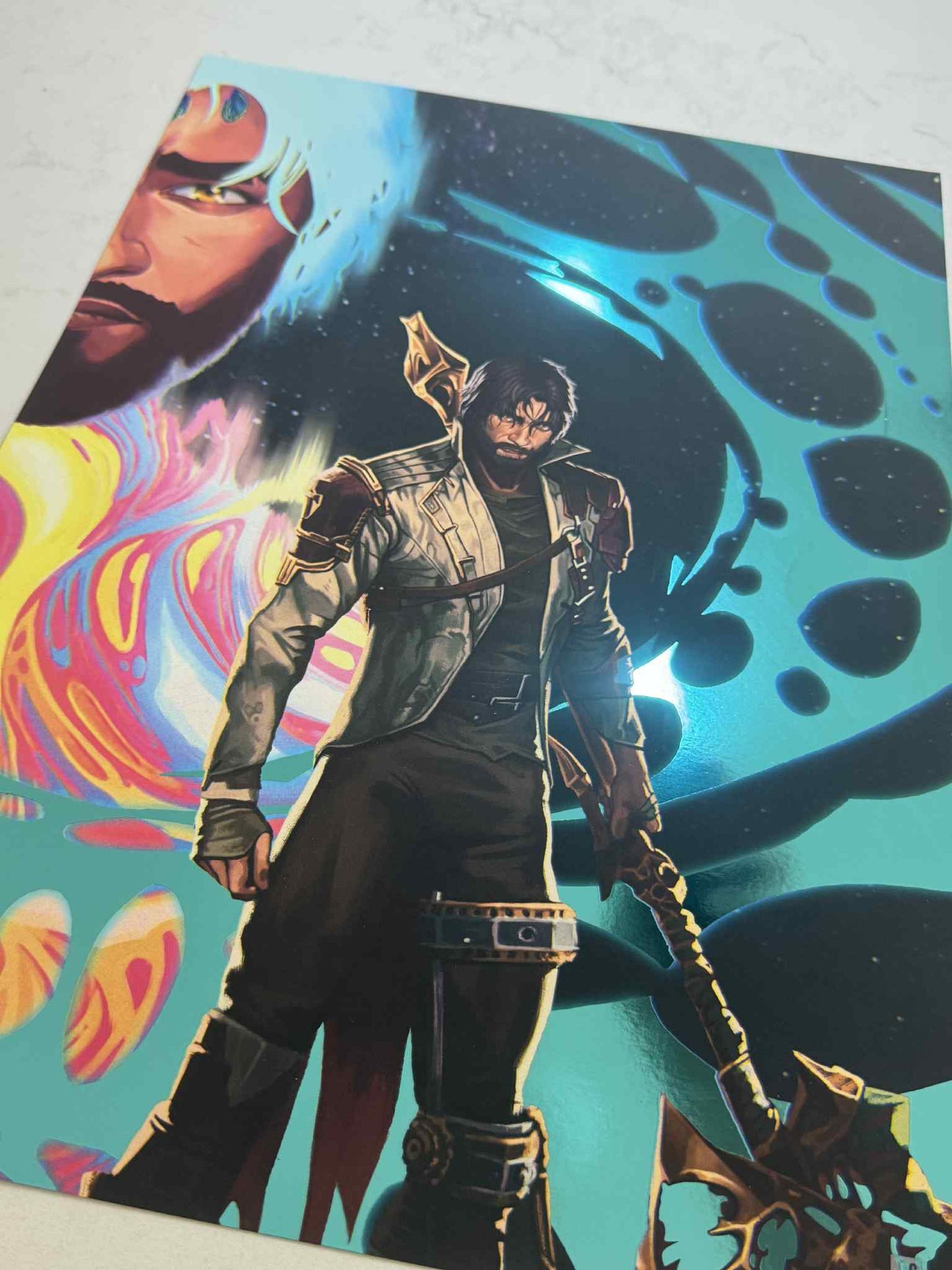 Arcane - Jayce Premium Foil Art Print