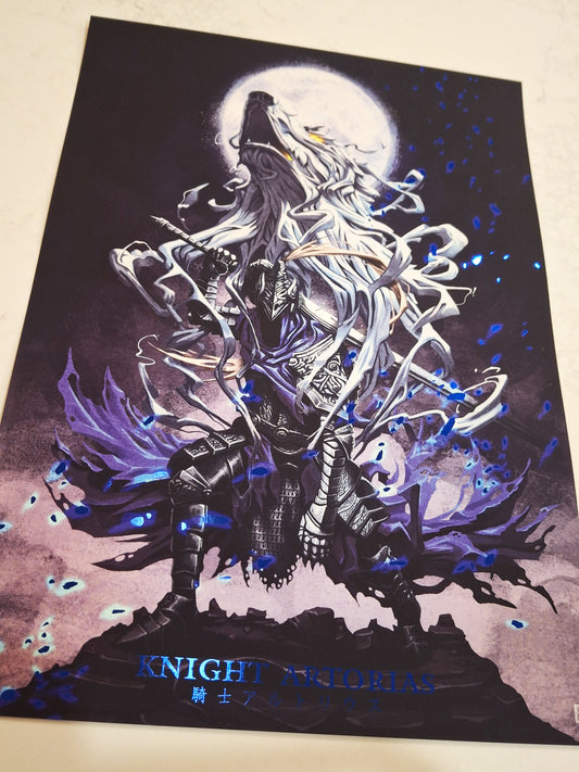 Knight Artorias Premium Foil Art print