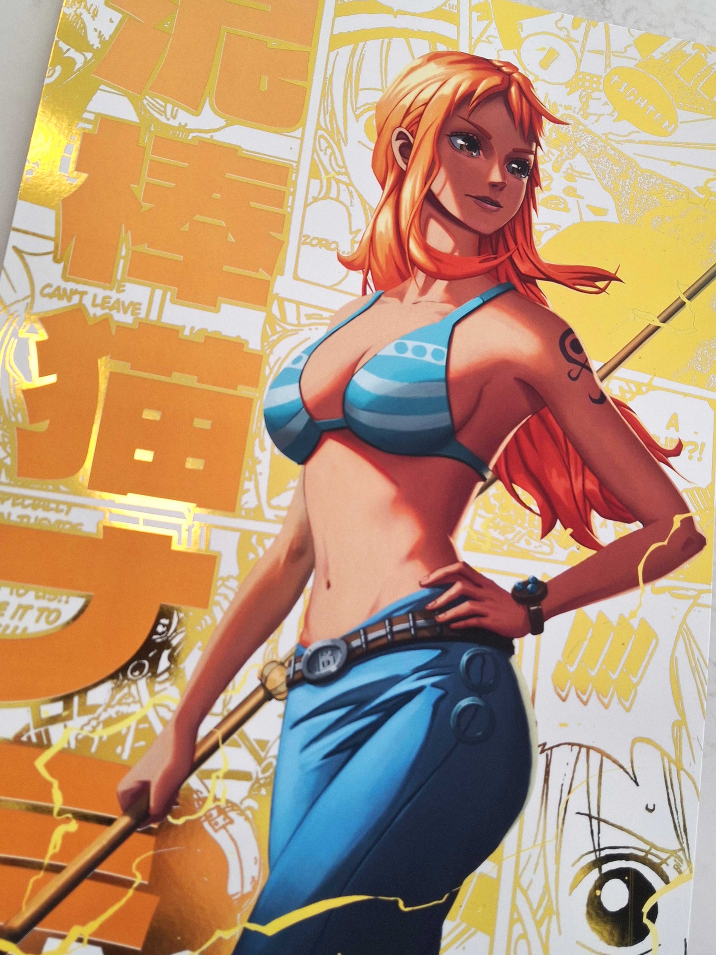 One Piece - Nami Premium Foil Art Print