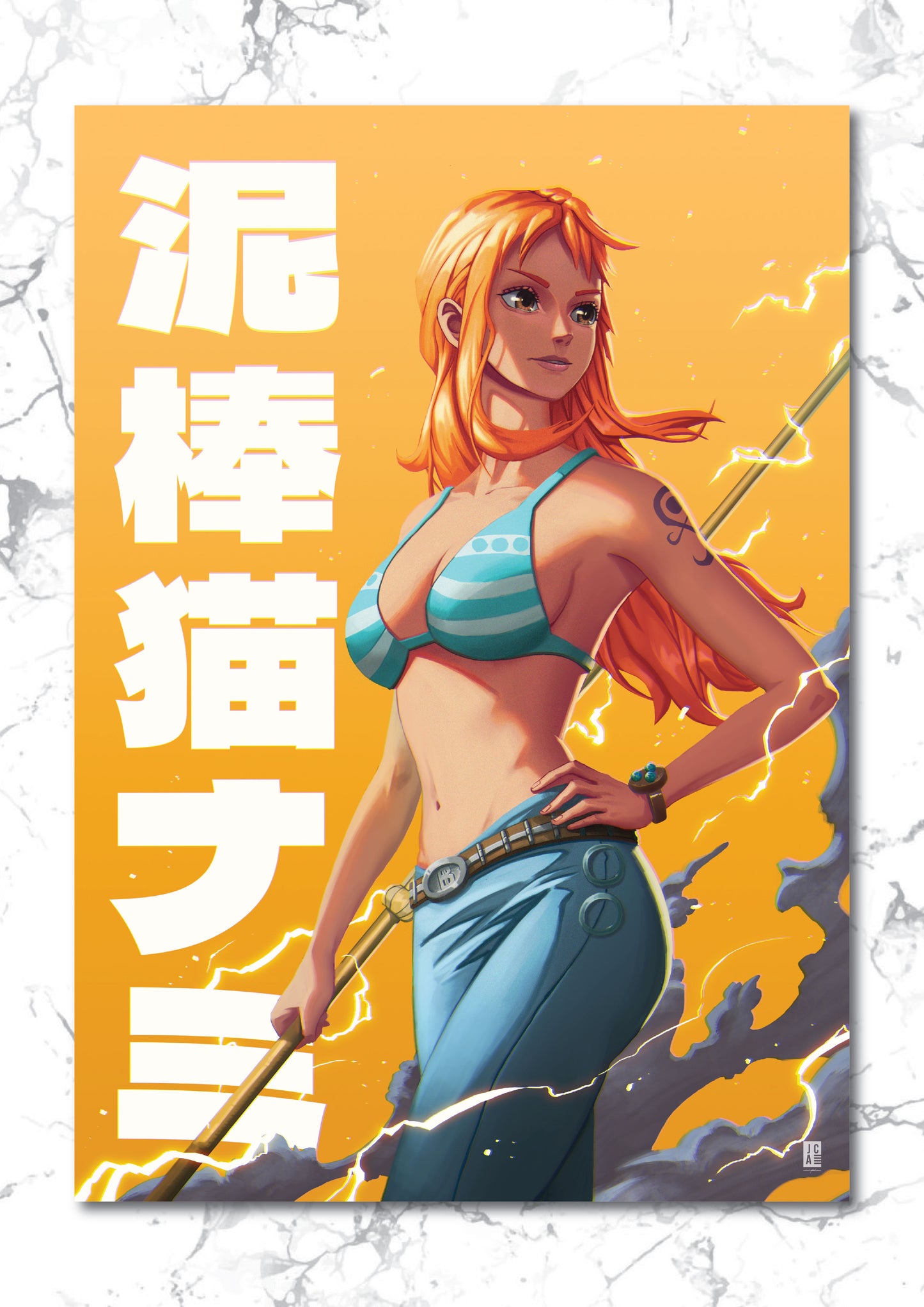 One Piece - Nami Art Print