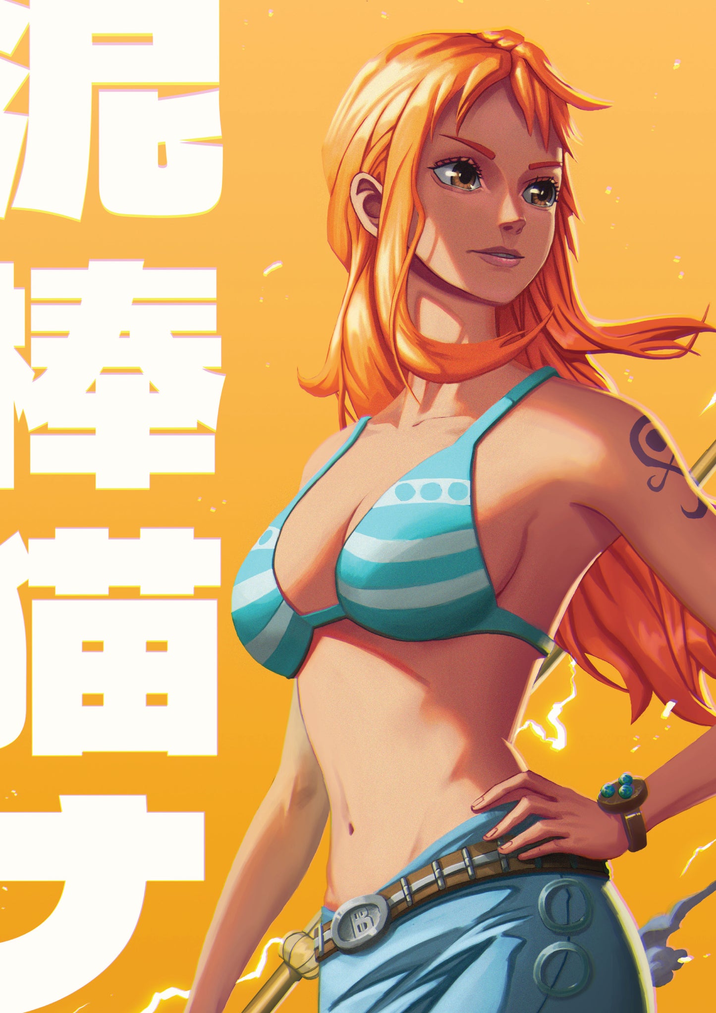 One Piece - Nami Art Print