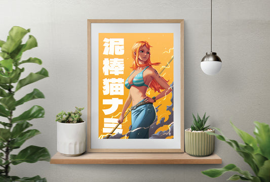 One Piece - Nami Art Print