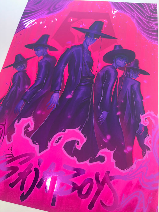 Saja Boys Premium Foil Art Print