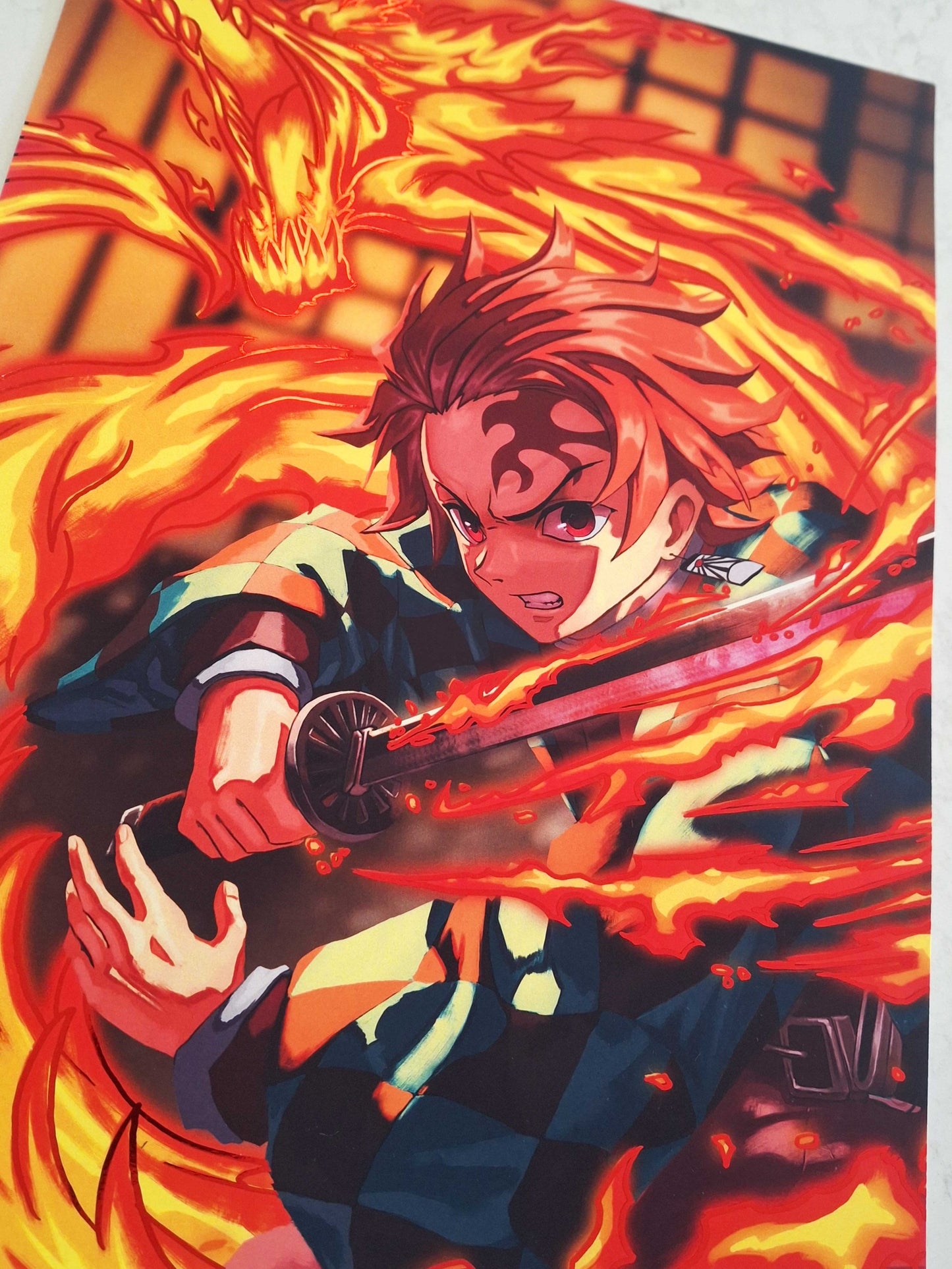 Tanjiro Premium Foil Art Print
