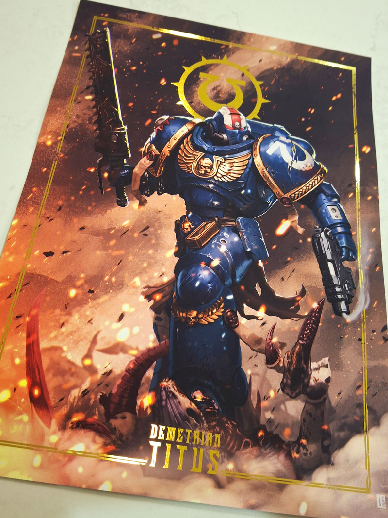 Titus Premium Foil Art print