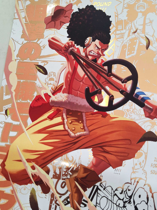One Piece - Usopp Premium Foil Art Print