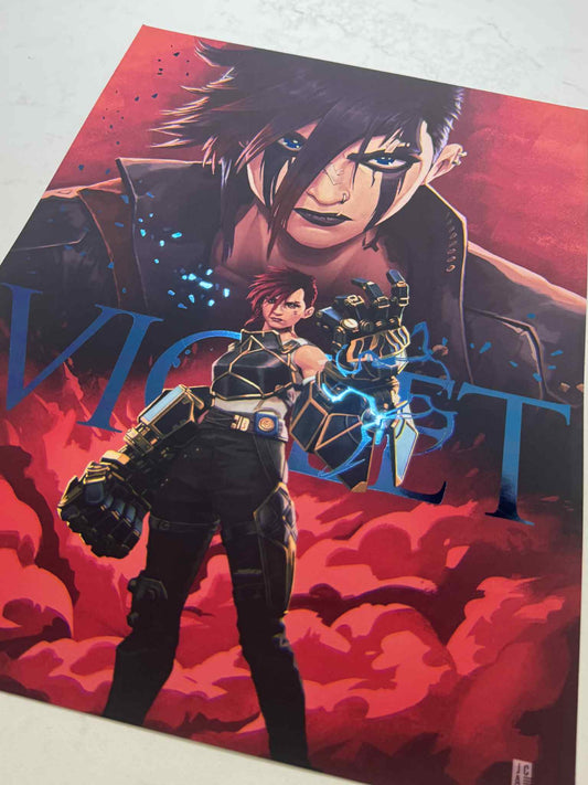 Arcane - Vi Premium Foil Art Print