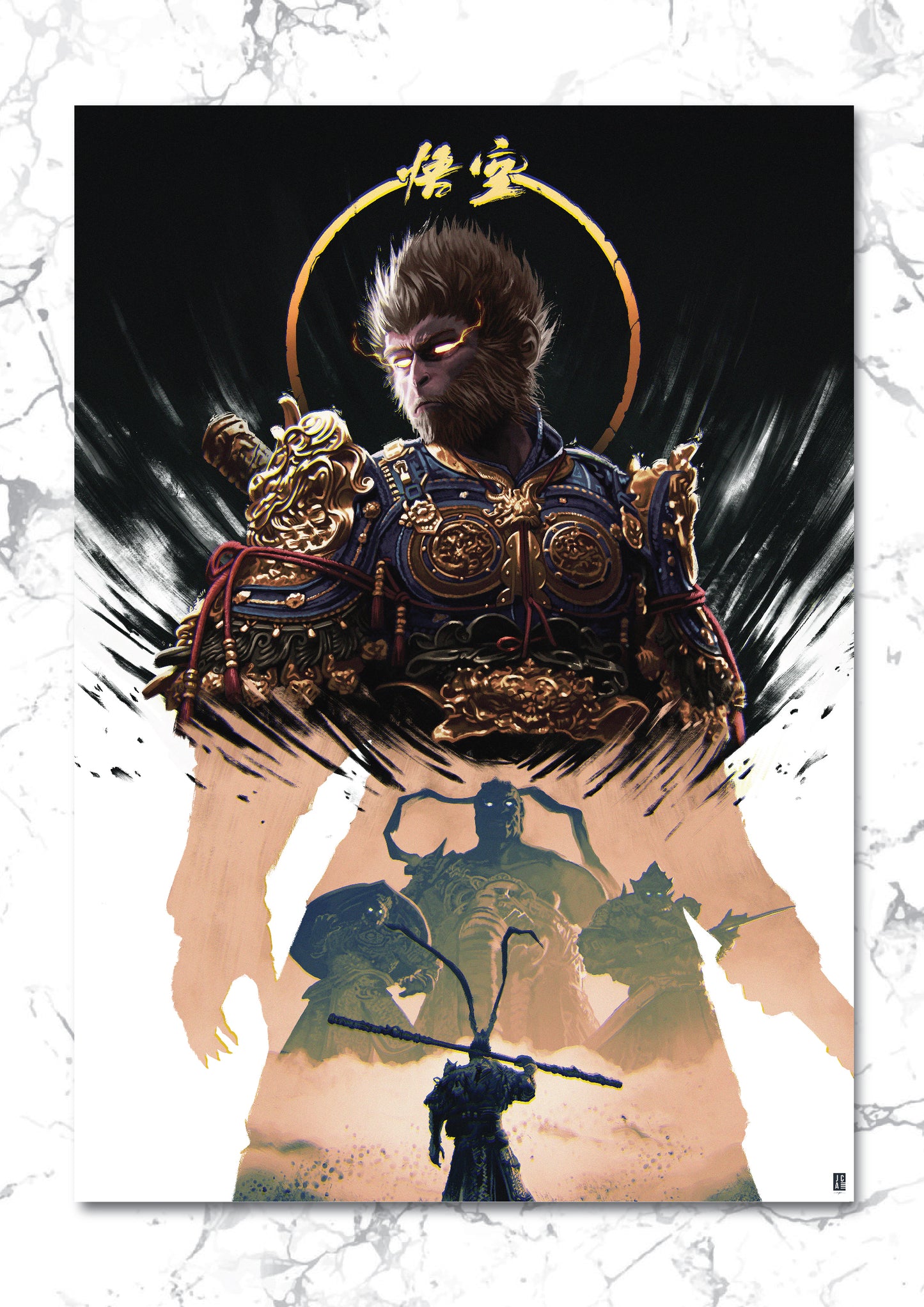 Black Myth Wukong print