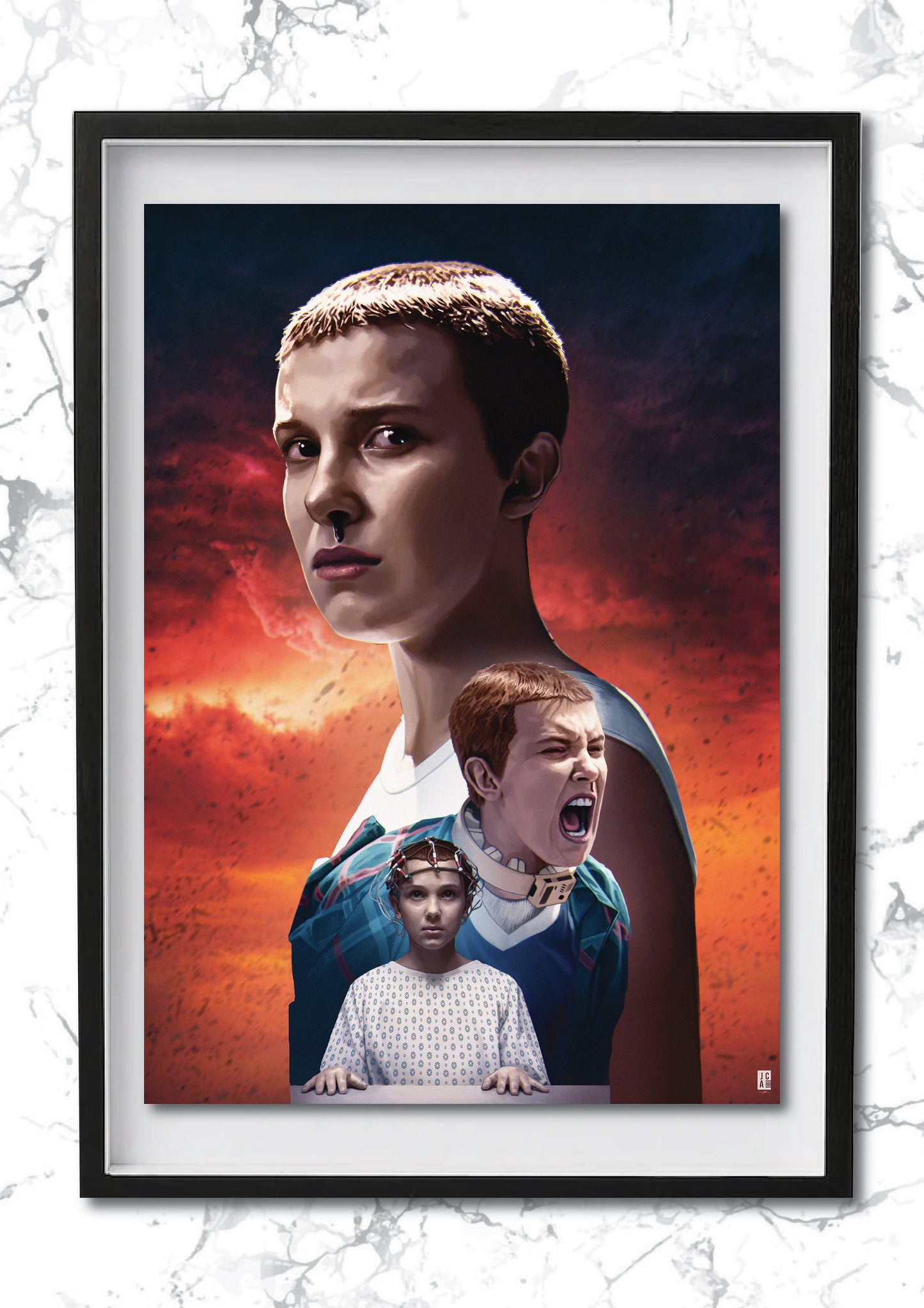 Stranger Things - Eleven Art print