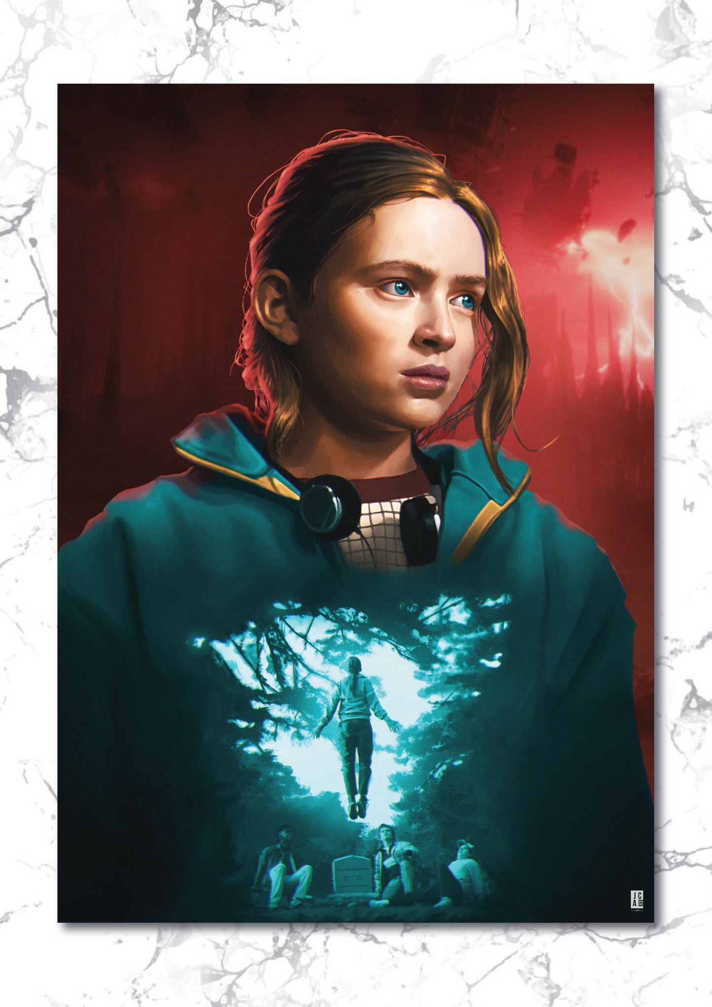 Stranger Things - Max Art print