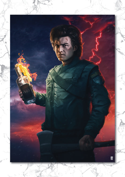 Stranger Things - Steve Art print