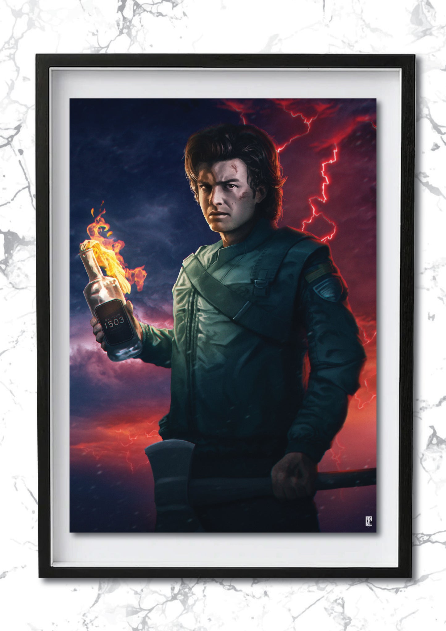 Stranger Things - Steve Art print