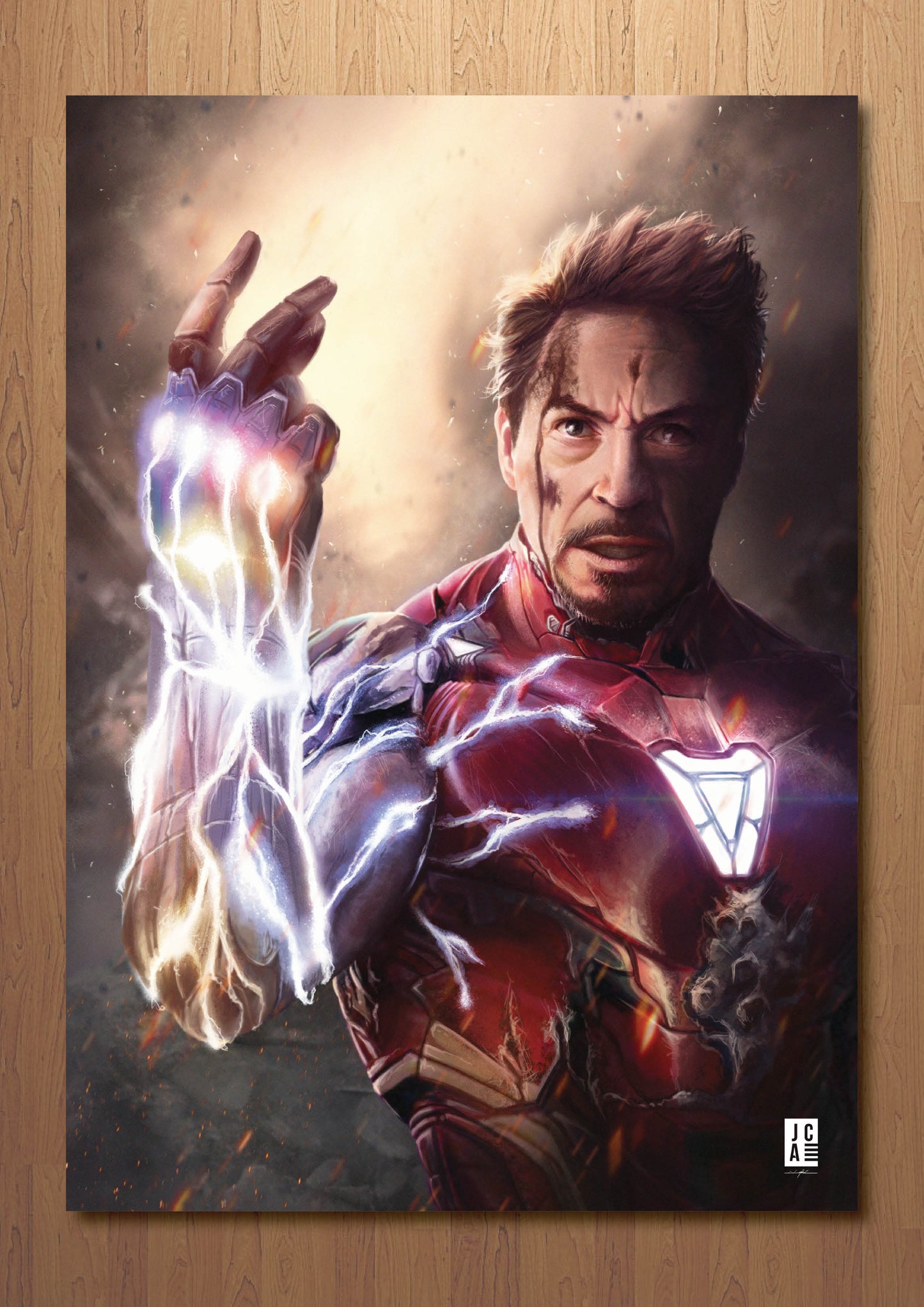 Avengers - Ironman Snap Art Print