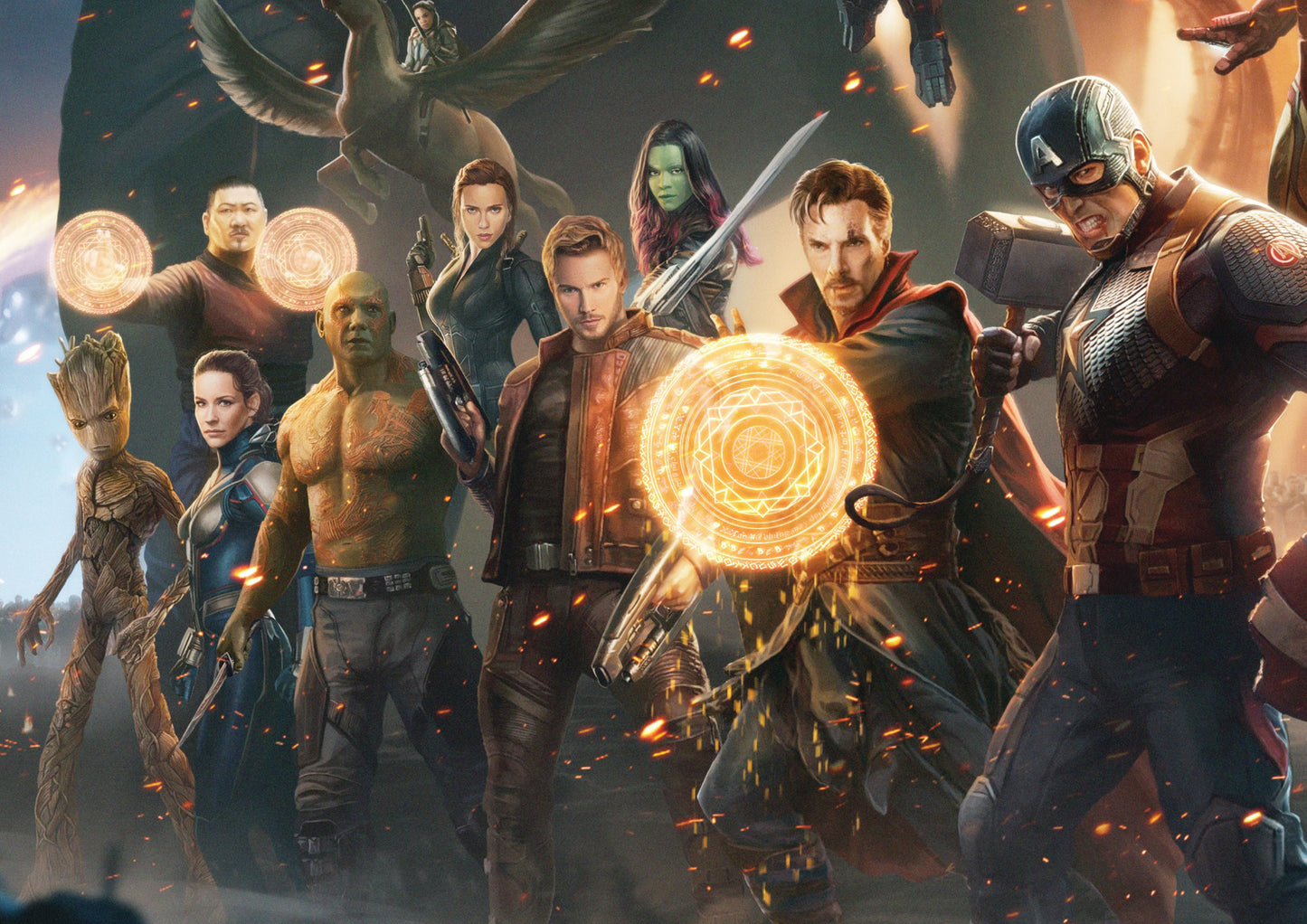 Avengers Assemble Art Print