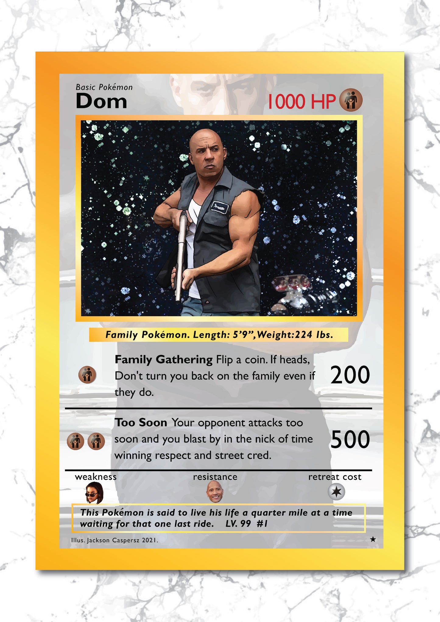 Pokemon Meme Card - Dom Art Print
